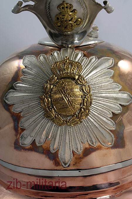 Sächsischer Gardereiter Offiziershelm Modell 1894