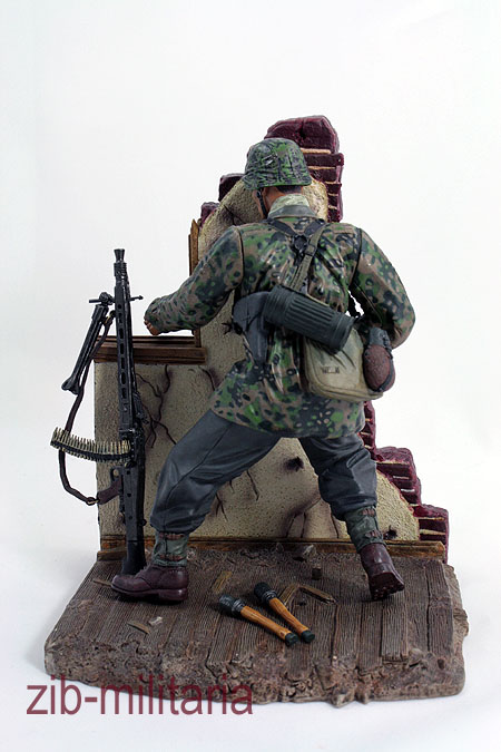 Soldatenfigur MG42 Waffen-XX Schütze